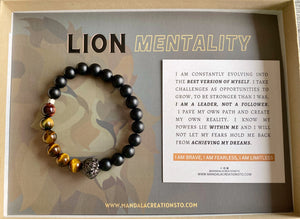 Lion Mentality (onyx-tigers eye)