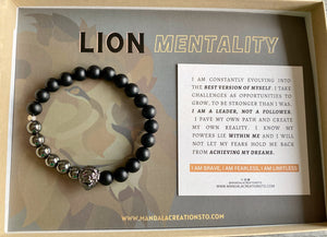 Lion Mentality (onyx-hematite)
